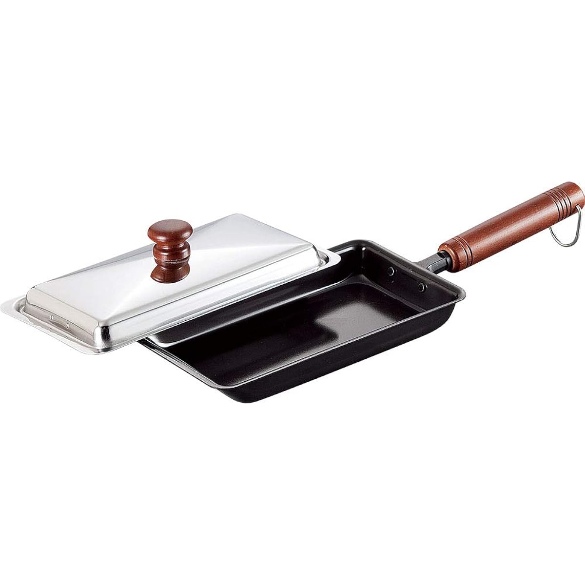 Wahei Phrases Tsubame Sanjo Special tools produced by craftsmen, iron gyoza pot, wooden handle, IH compatible, TY-038 Takumiya
