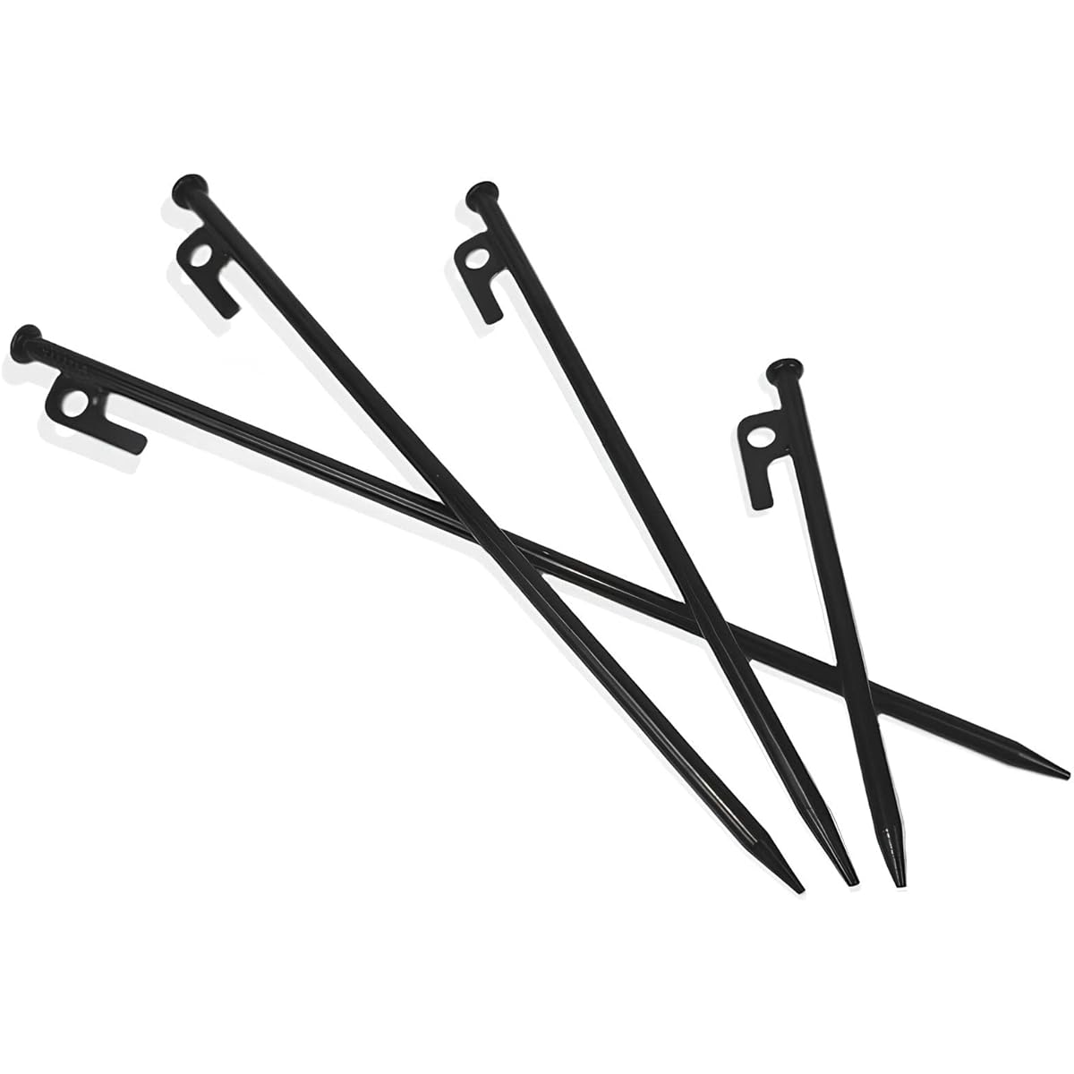 [Yamasauna] Set of 12 Pegs with Fluorescent Ring, Steel Pegs, Camping Tent, Tent Sauna, Tarp, Outdoor, Sturdy, Rustproof, Durable (20cm)