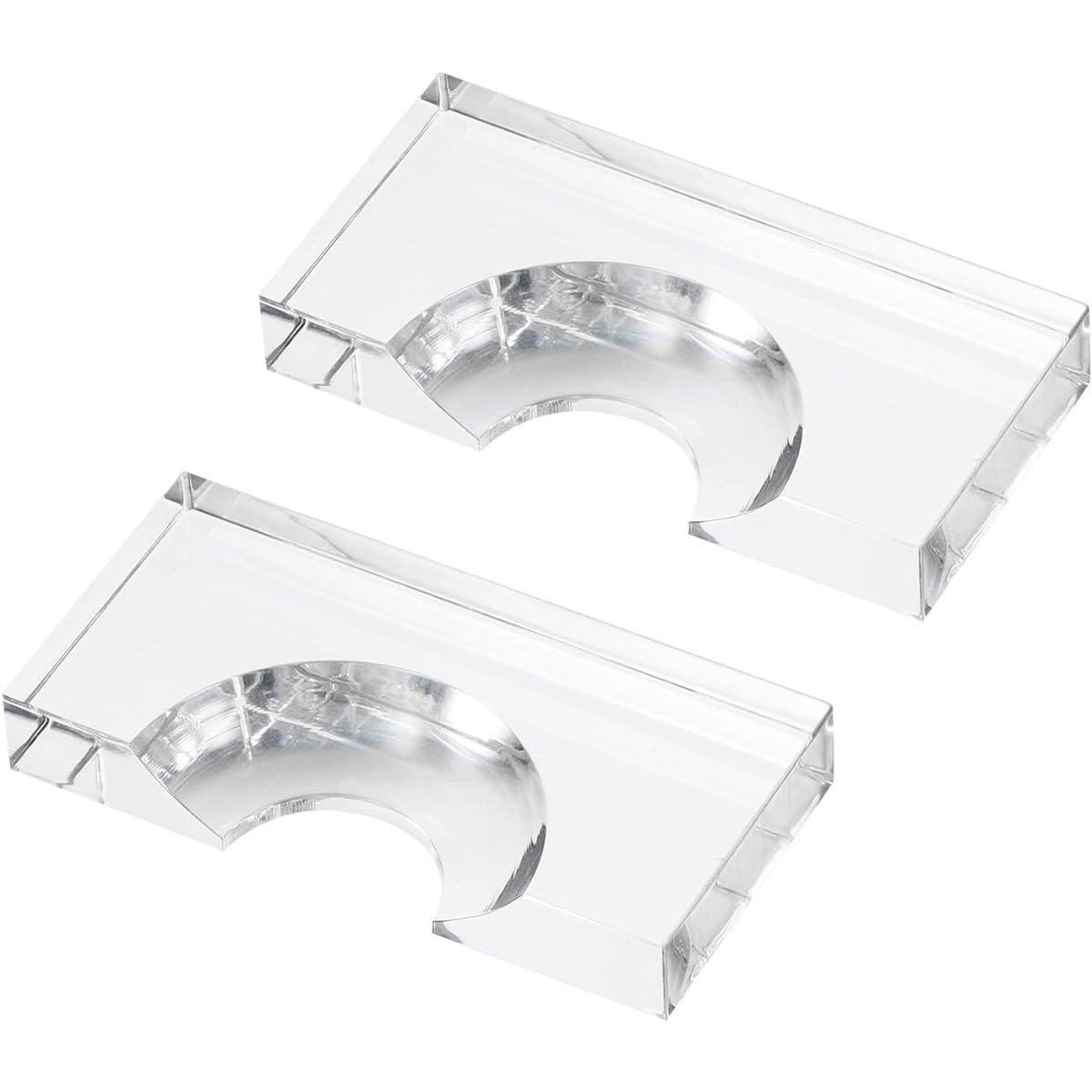 PATIKIL 2 Pieces 2 1/4” Acrylic Billiard Locator for Pool Balls Billiard Ball Position Marker Clear