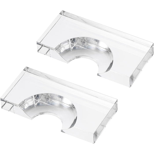 PATIKIL 2 Pieces 2 1/4” Acrylic Billiard Locator for Pool Balls Billiard Ball Position Marker Clear