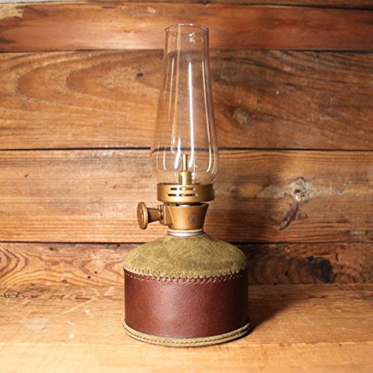What will be will be Oil leather & suede OD gas can cover (medium: 230g/250g size) Leather color (brown x khaki) Stitching (dark brown)