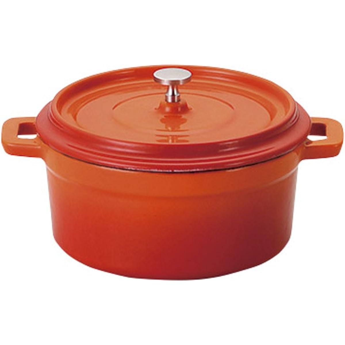Koyo Pottery Iron Cocotte 18cm Bake Orange S9954005