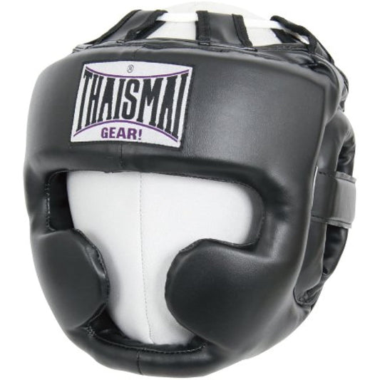 ISAMI BX-90 Thai Samai PU Head Guard //Isami Headgear Protector Kids Chin Guard Boxing Kickboxing Sparring