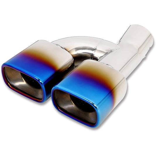 YOURS: Corolla Cross Exclusive Muffler Cutter 2 Pieces Type 1PCS [Color: Titanium Tone] COROLLA CROSS Toyota TOYOTA y310-007 [2] S