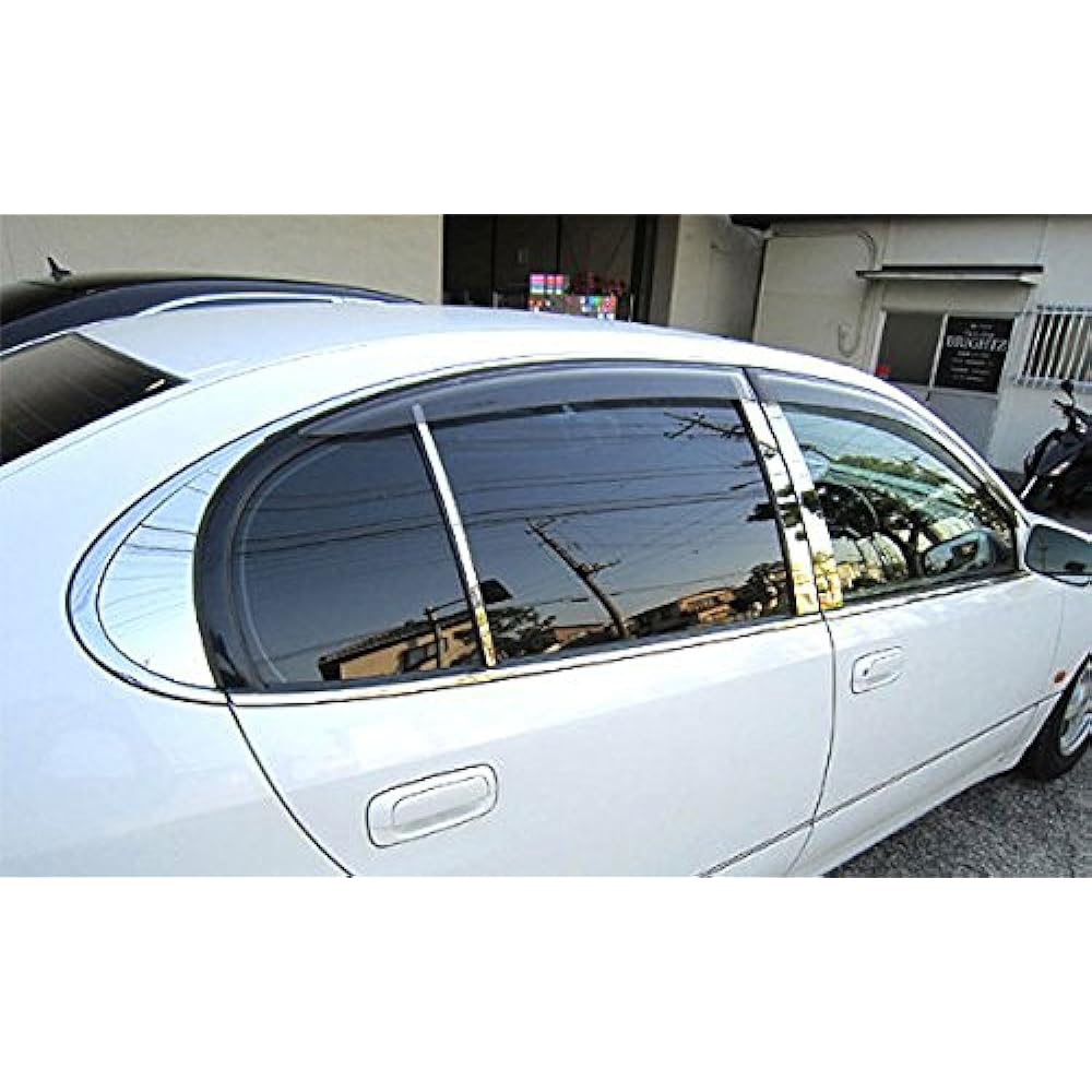 BRIGHTZ Aristo JZS160 JZS161 Super Mirror Stainless Plated Pillar Panel Visor Useful 8PC [PIL-SIL-089] 10697