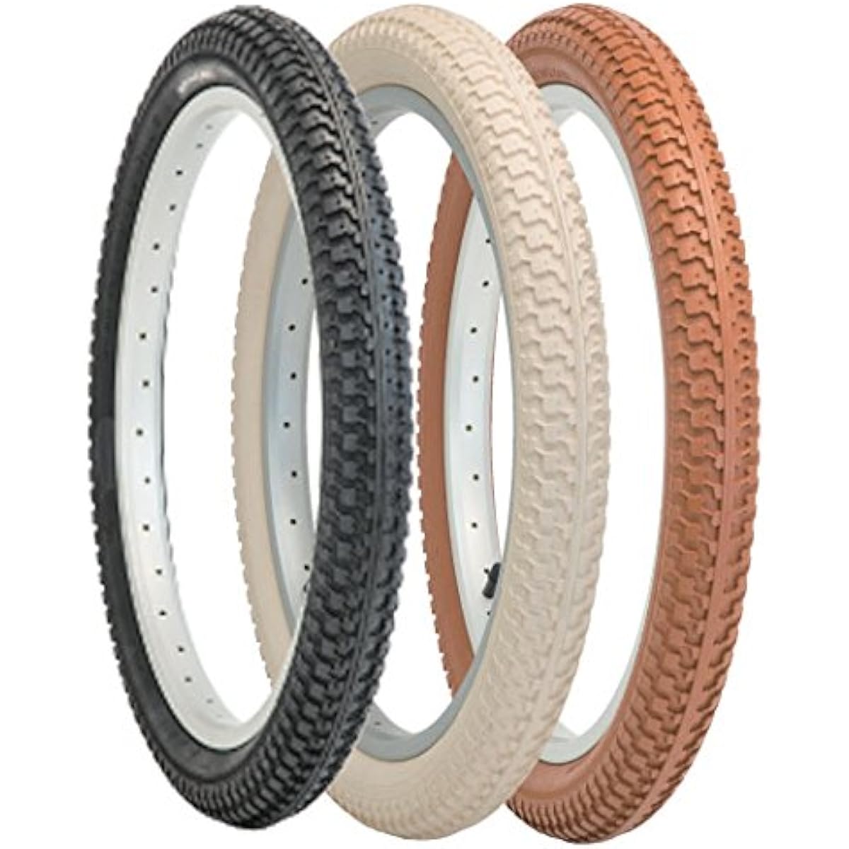 (GIZAPRODUCTS) (Tire for small wheels) C-727 20x2.125 Cream