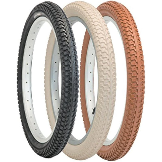 (GIZAPRODUCTS) (Tire for small wheels) C-727 20x2.125 Cream