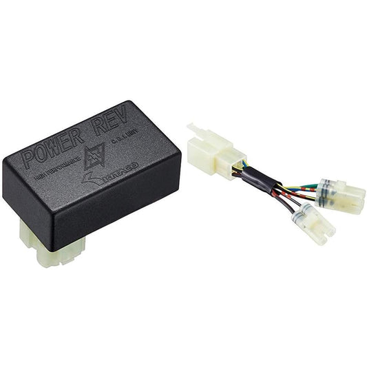 KITACO Power Rev 2 Monkey Gorilla APE50 APE100 etc. 766-1123300 & Power Rev Conversion Harness Little Cub Super Cub 50 Ducks 12V CD50 766-1116001 [Set Purchase]