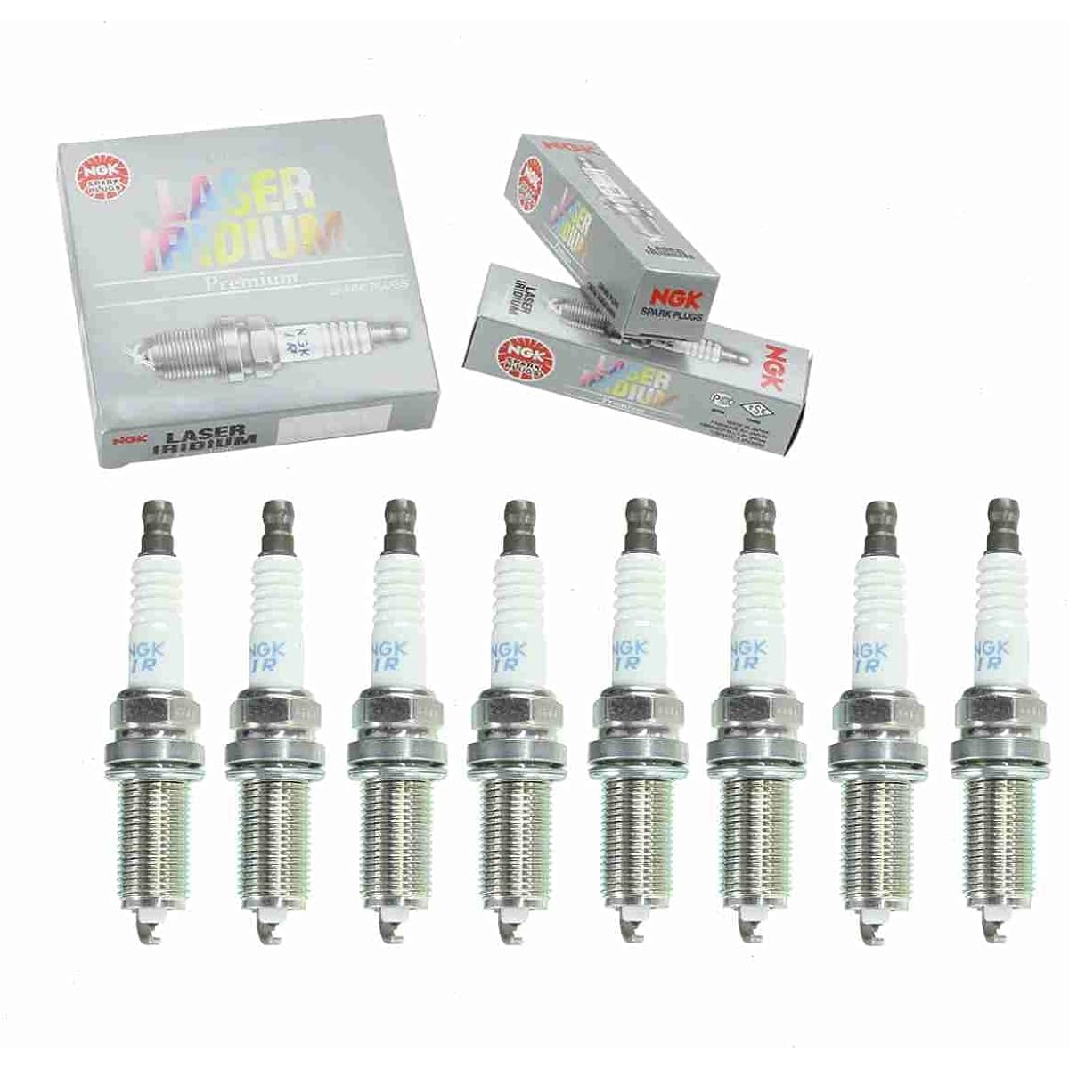 NGK Laser Iridium Spark Plug 8 pieces Toyota Tandra 4.6L 5.7L V8 2007-2020