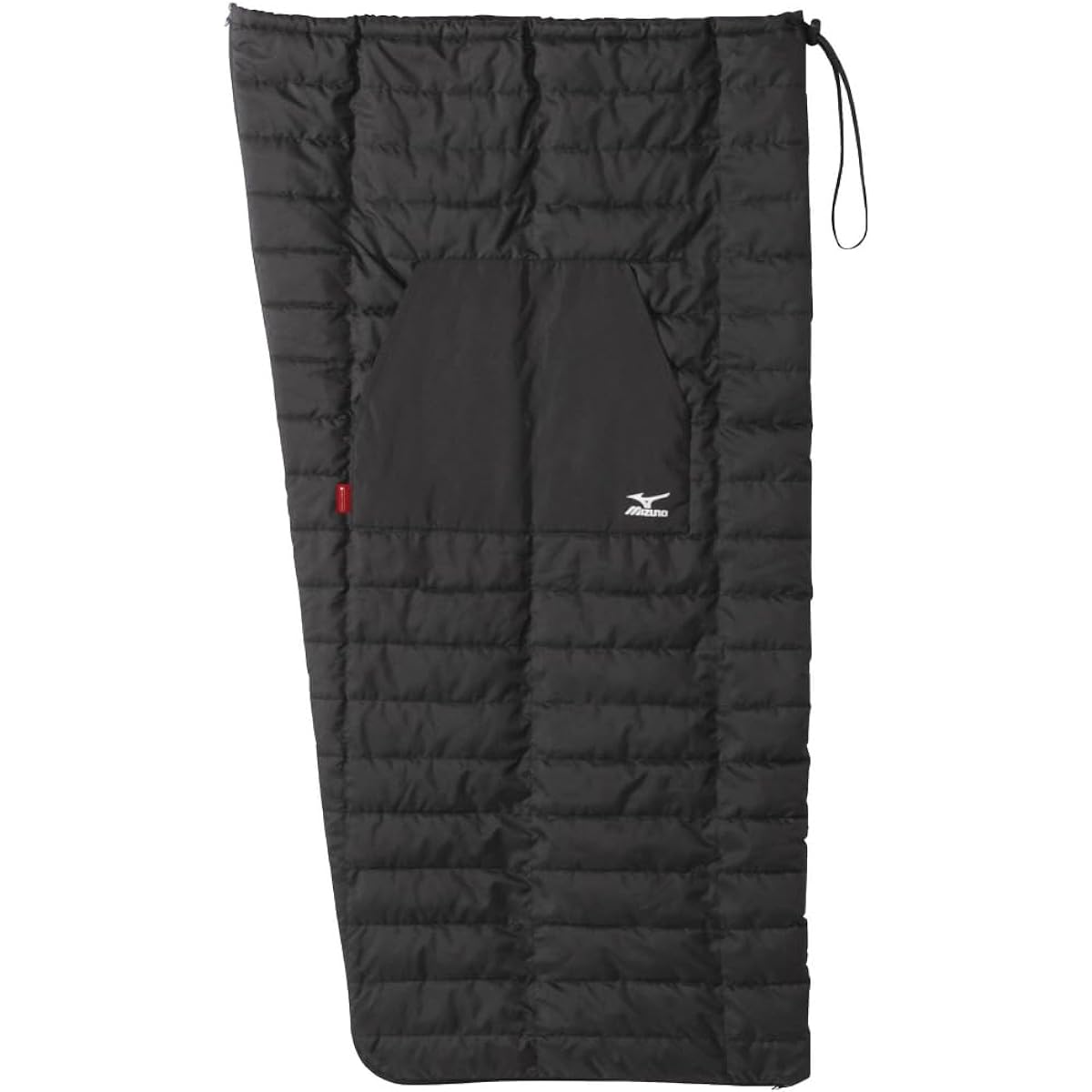 [Mizuno] [Heat-generating material] Tech fill warmer Kurumino cold protection blanket with storage bag Breath thermo water repellent C2JYA610 Black Free