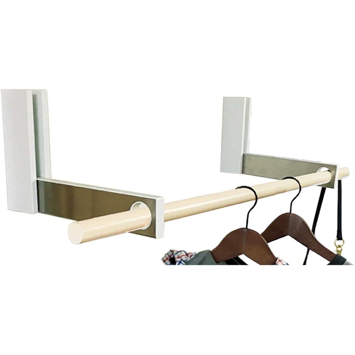 Kawaki Hardware Indoor clothes drying rack for plasterboard walls SOWA room hanger bracket SN (1 type) RHB-SN