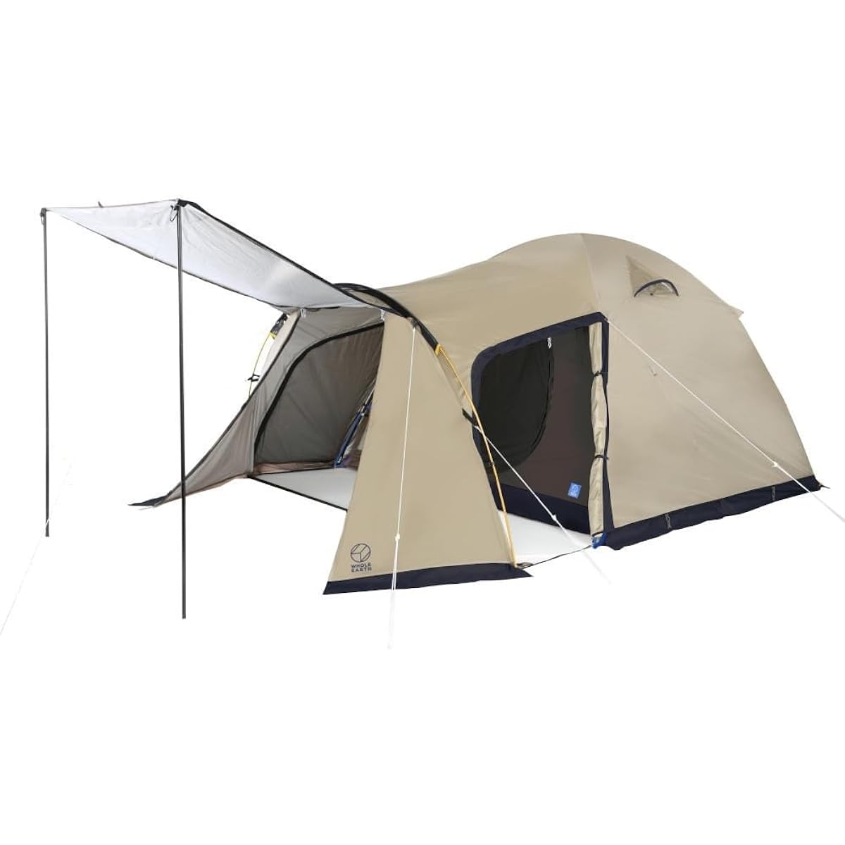 Whole Earth Family Tent Camping for 3-4 People Earth Dome 240 WE2KDA09 SBEG Easy Setup Compact (Sand Beige/FF)