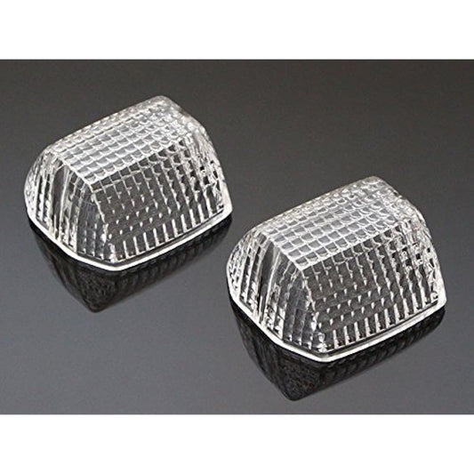 Clear turn signal lens left and right set, single bulb included (compatible) ZRX400 ZRX1100 ZRX1200 ZR-7 GPZ900R GPZ750R