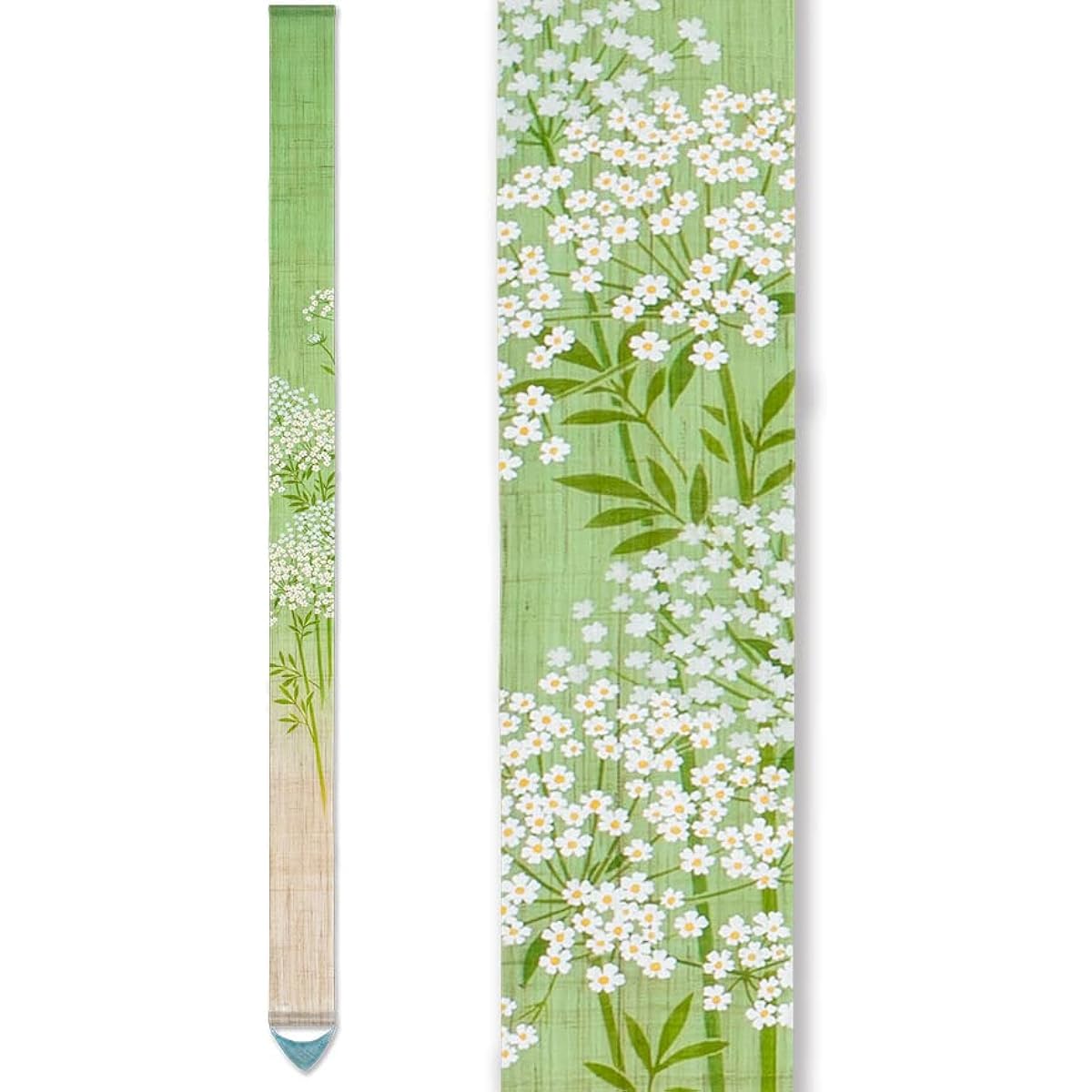 Thin Tapestry "Lace Flower" 100% Hemp Hand-dyed Interior Tapestry Wall Hanging Summer
