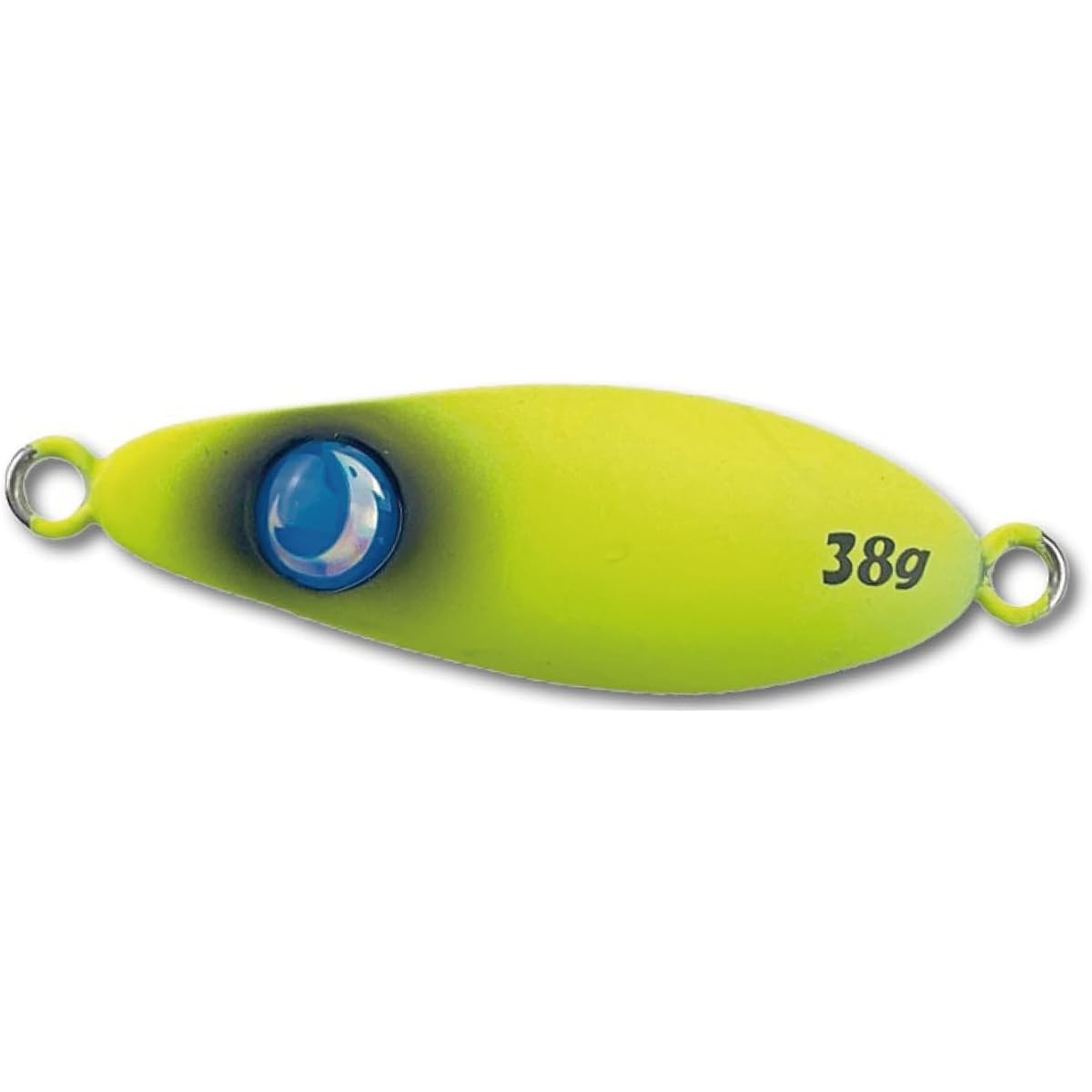 Jump Rise Metal Jig Flying Spoon 38g #OC Lime Chart