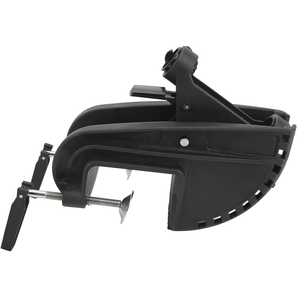 Outboard Bracket Hinge Assembly Boat Motor Suspension Bracket Lightweight Small 90 Degree Rotation Boat Accessories for Kayak Fishing Boat Pneumatic Boat