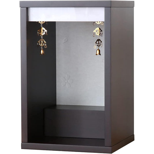 Mini Buddhist altar "Thank you Buddhist altar" Dark Furniture style Buddhist altar Modern Buddhist altar Small Buddhist altar Dark