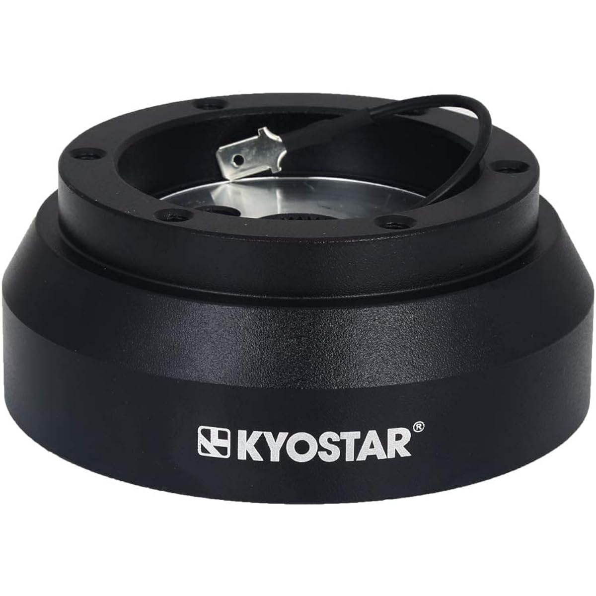 KYOSTAR Black Aluminum Steering Wheel Short Hub Adapter Quick Release Boss Kit GM DODGE BUICK 170H 8333#For