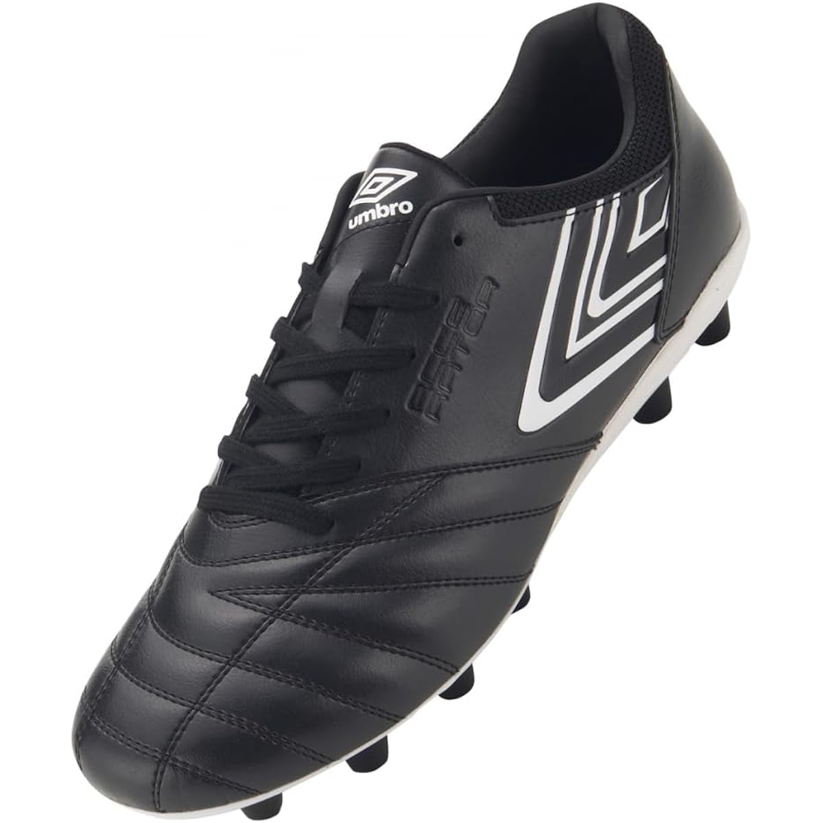 [Umbro] Men's Accelerator c-rush HG BW Black x Black x White 24.5cm Soccer Spikes