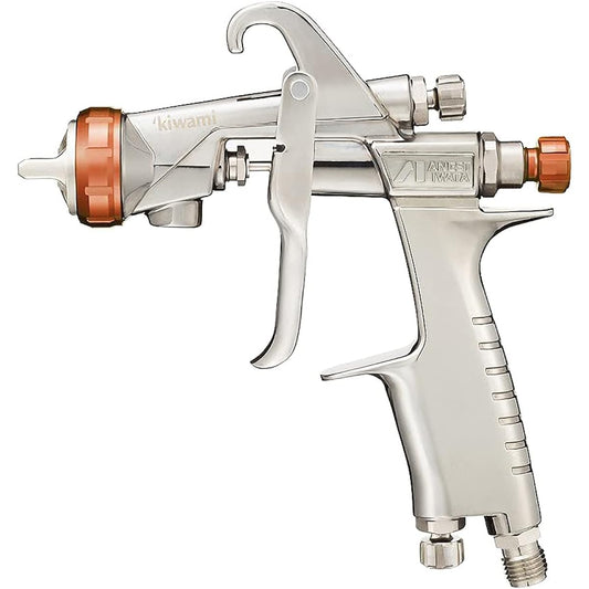 Anest Iwata KIWAMI Gun Series Gravity Spray Gun Diameter φ1.4mm KIWAMI-1-14KP6 Silver