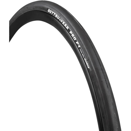 GORIX Bicycle Tire 700 x 25c Road Bike Tire Lightweight GOTTSU YEAR PRO F1 Black Slick Hill Climb Race Long Ride Clincher Tire Tire Replacement