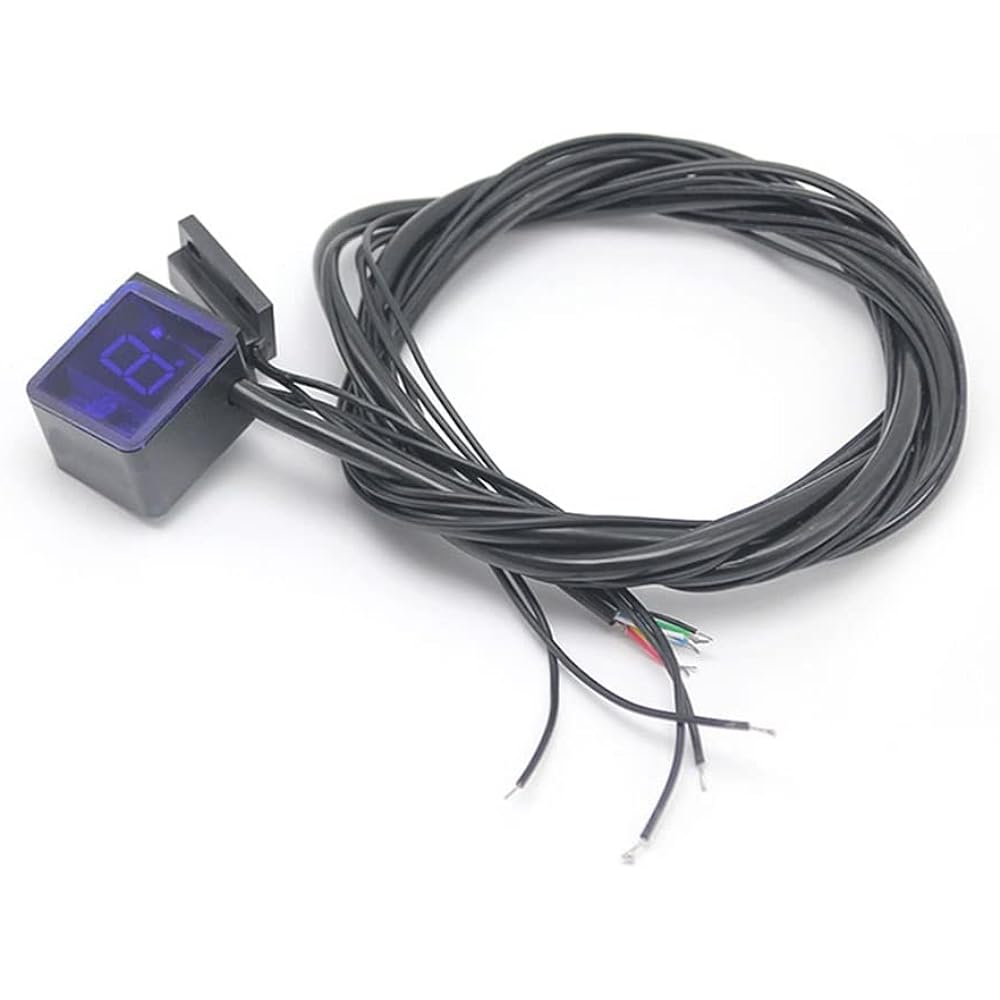 Speed Display Meter Motorcycle Digital Gear Indicator Car Styling Motorcycle Light Neutral Display Shift Lever Sensor Bule Motor