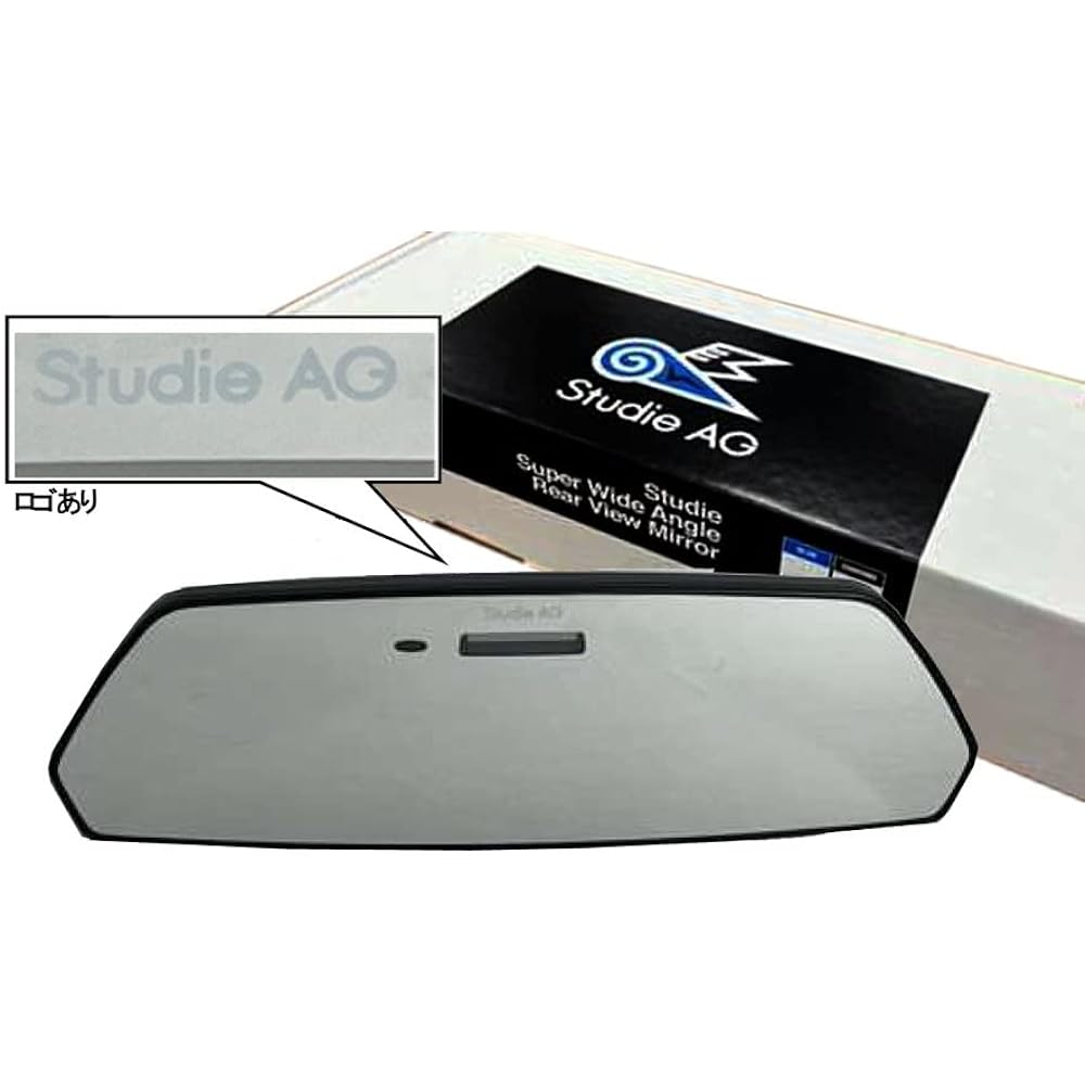 Studie Super Wide Angle Rear View Mirror Wide angle rear view mirror with logo (Logo: Studie AG) 18/3~ For genuine ETC mirror cars (excluding i3 i8) Chrome EMST4CR