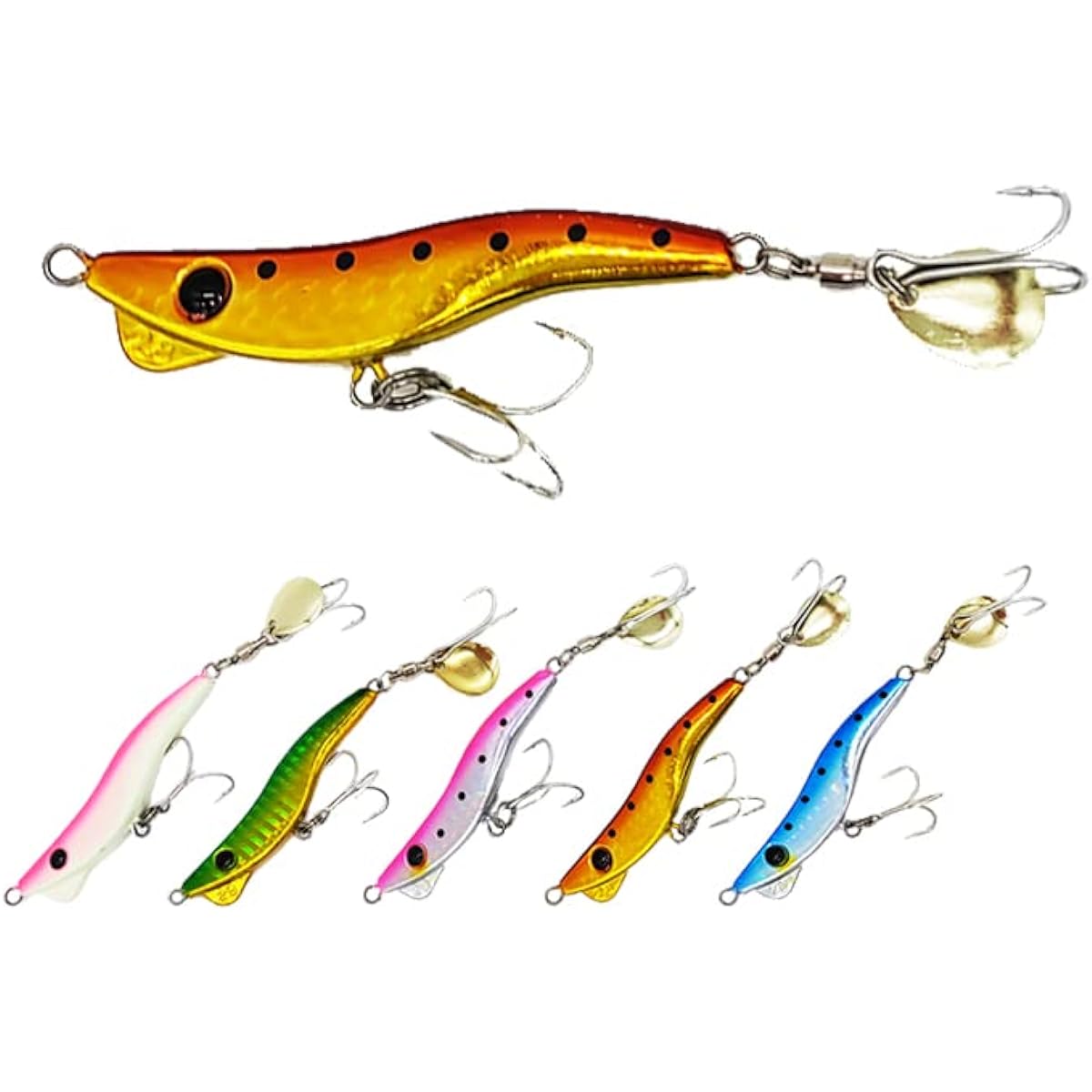 [PB Lure] Spin tail metal jig 19g/28g Shrimp type metal jig Horse mackerel Seabass Chinefish Flounder Maggotchi Rockfish Rockfish Bluefish