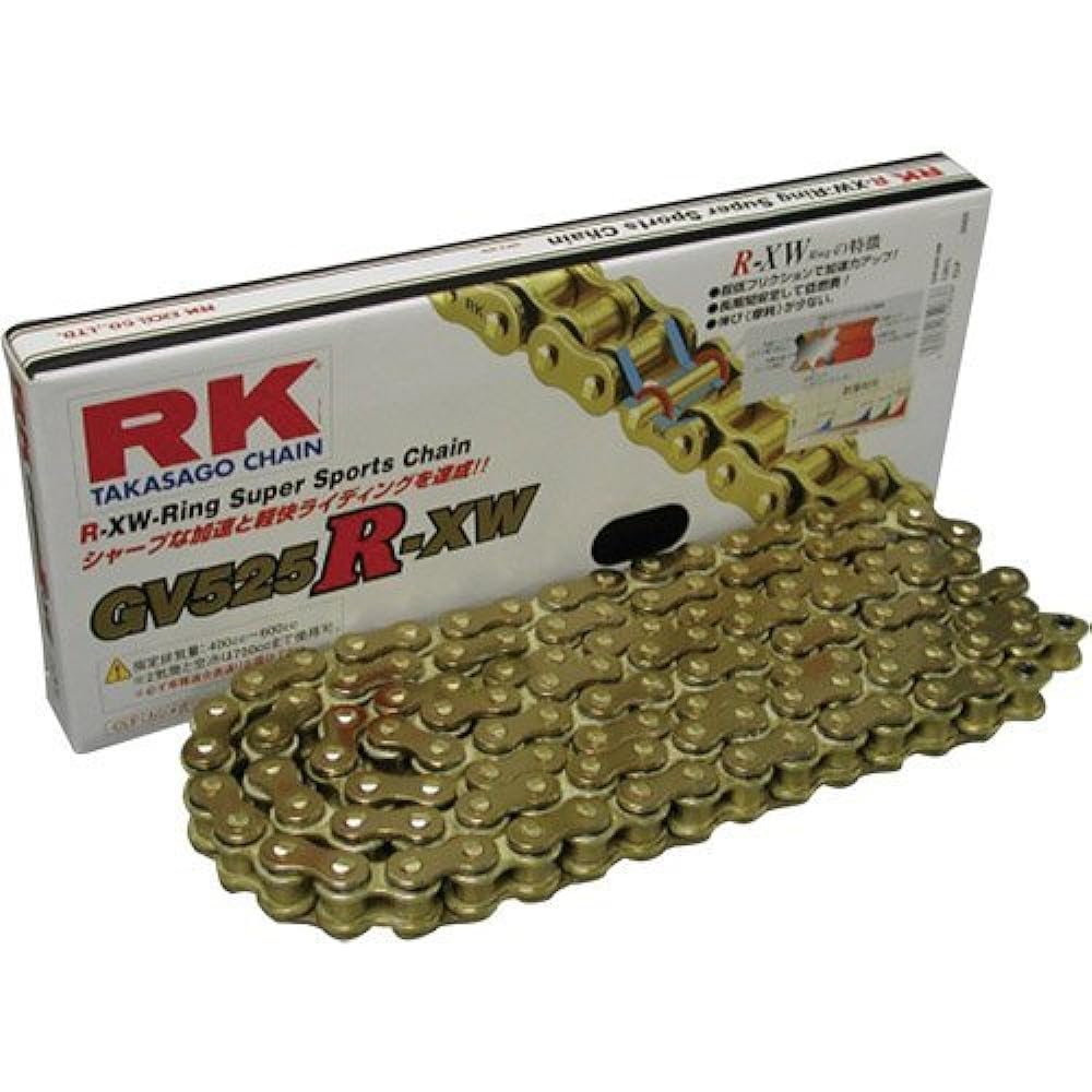 RK Drive Chain 525R-XW 120L Caulk Joint Steel