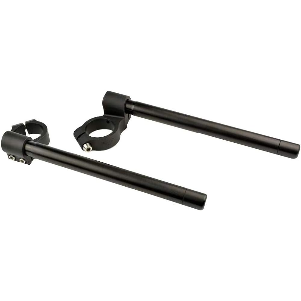 Robby Moto Engineering Aluminum Separate Handle Riser Model Clamp Diameter 45mm Handle Hanging Angle 8 Degrees Black