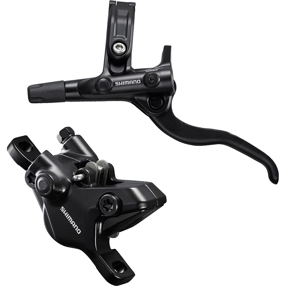 Shimano Deore BL-M4100/BR-MT410 Disc Brake and Lever - Rear, Hydraulic, Resin Pad, Gray