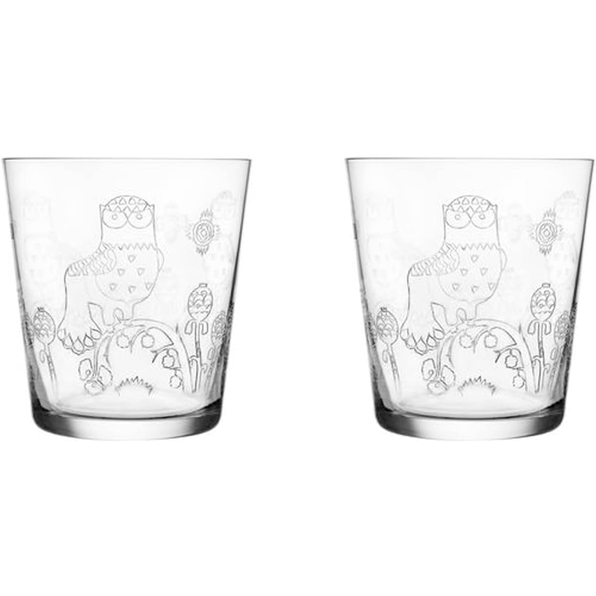 [Regular Imported Product] Iittala Taika Tumbler Cup 380ml Pair Set (2 pieces) Clear 1009137