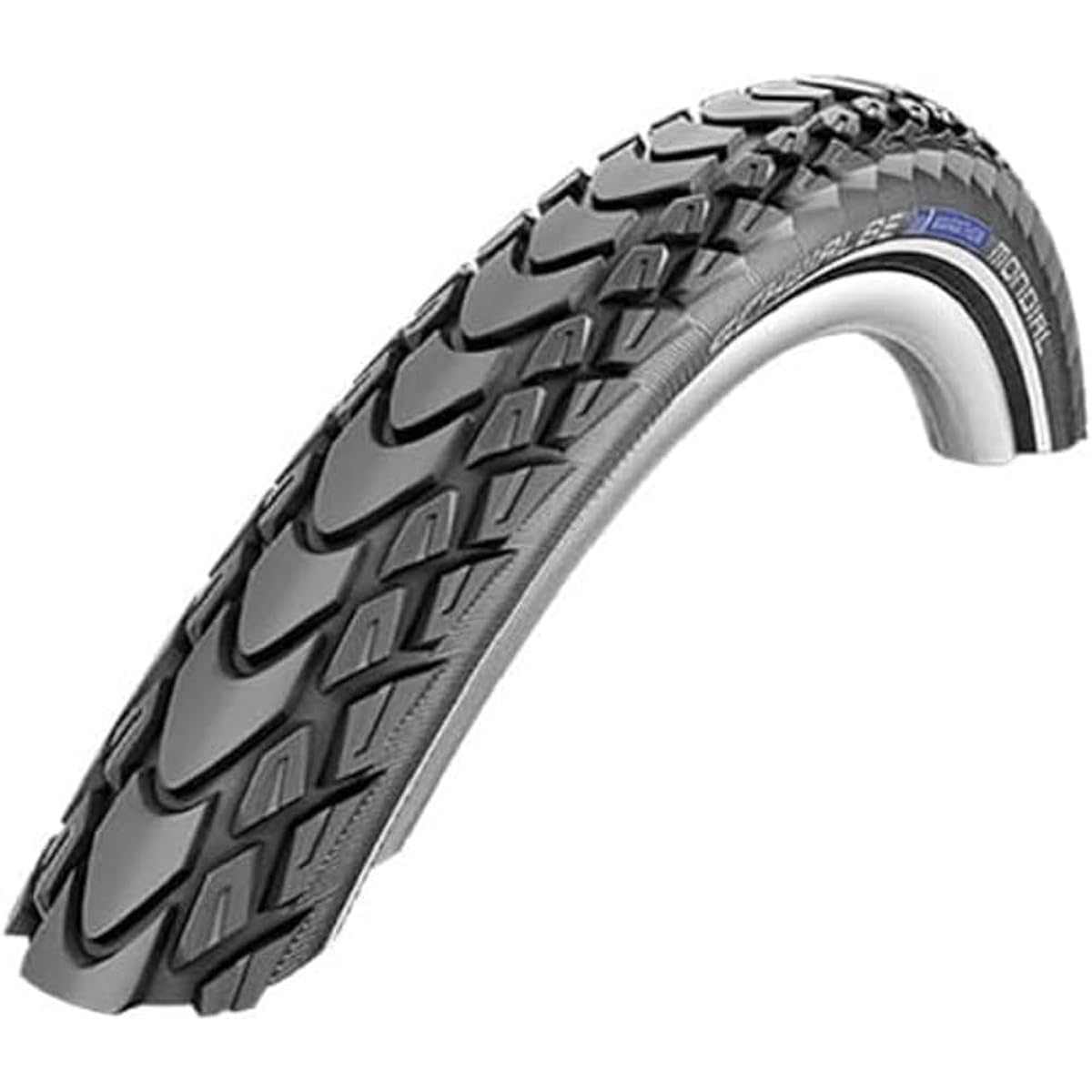 Schwalbe [Genuine] Marathon Mondial 27.5x2.00, 650B Clincher Kevlar Bead 11600785.01 [Tour/Touring/City Riding] Black Reflex