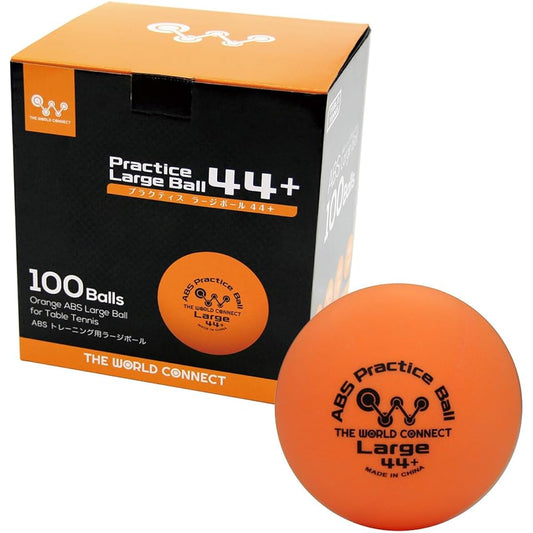 The World Connect TWC The World Connect Practice Ball 44+ 100 Balls Table Tennis Large Ball