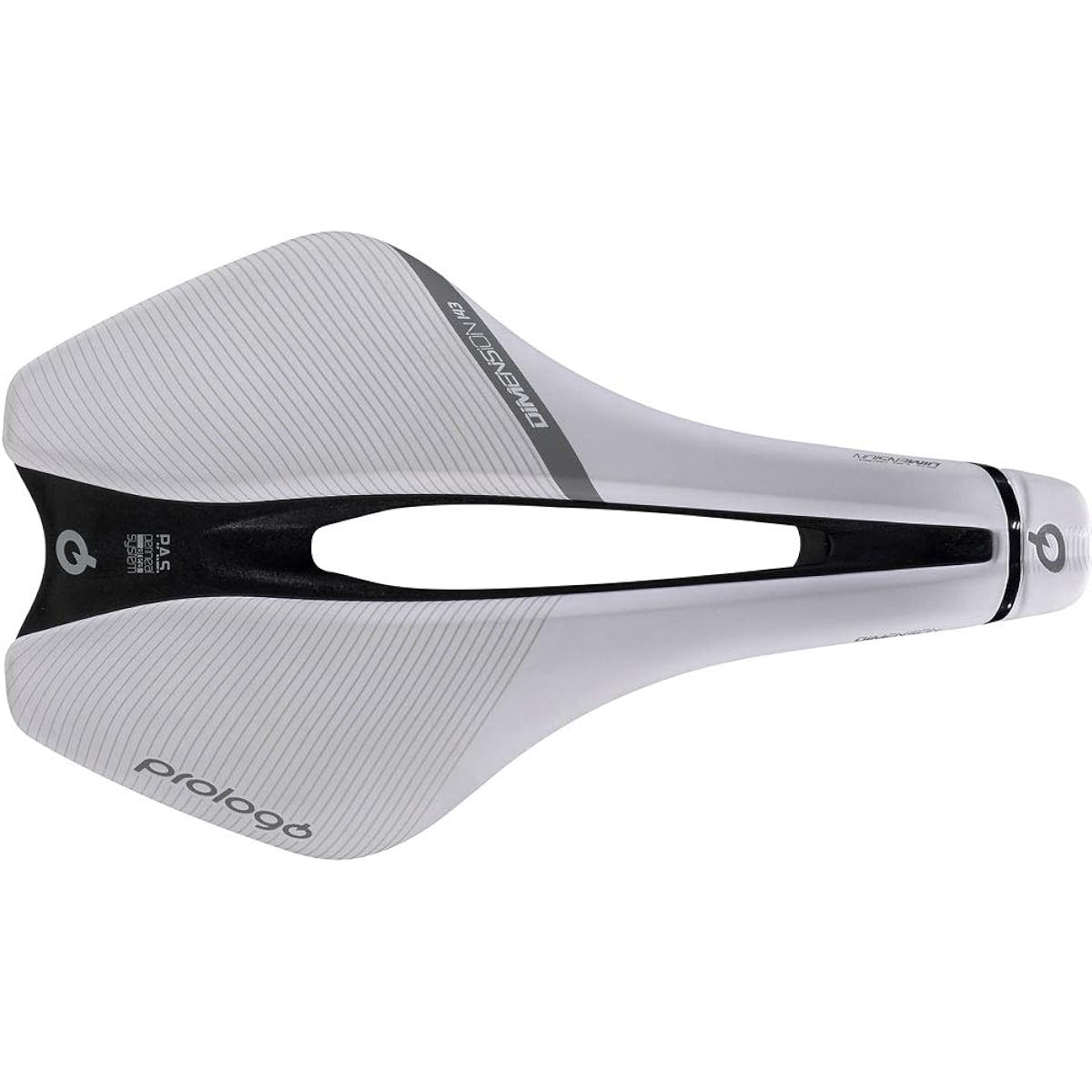 Prologo Dimension Tirox 179g 245x143mm Metal Rail Saddle White/Black
