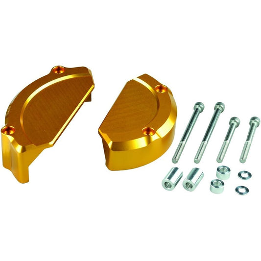 POSH Motorcycle Supplies Engine Guard (Left and Right Set) CB1300SF (1998-2013) | X-4/LD | CB1300SB (2005-2013) | CB1100/EX/RS (2010-2019) Gold 053302-04