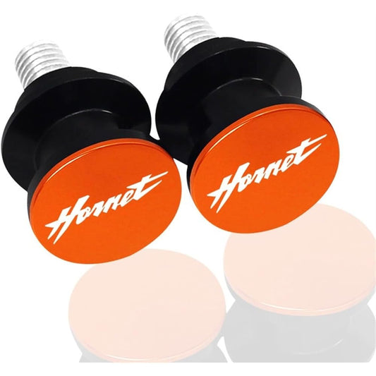 DOOREX Motorcycle Swingarm Spool Slider 8mm Stand Screw Hornet 250 CB919 CB900F CB599/CB600F Hornet 1998-2006 Swingarm Slider Spool (Size : Orange)