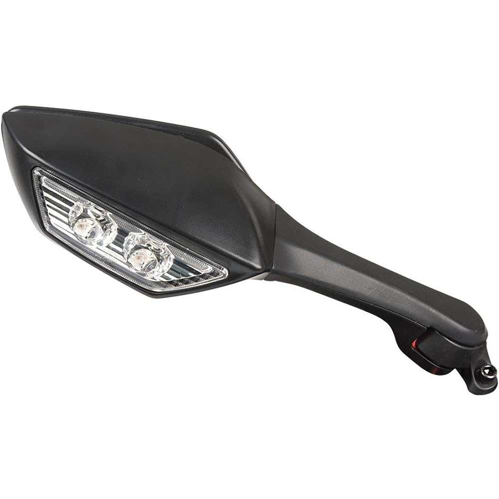 Replacement Motorcycle Mirror for Kawasaki Kawasaki Ninja ZX10R ABS '14- with LED Turn Signal Right Side x 1