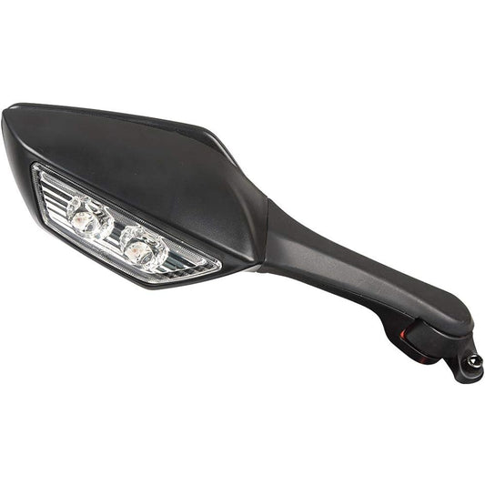 Replacement Motorcycle Mirror for Kawasaki Kawasaki Ninja ZX10R ABS '14- with LED Turn Signal Right Side x 1