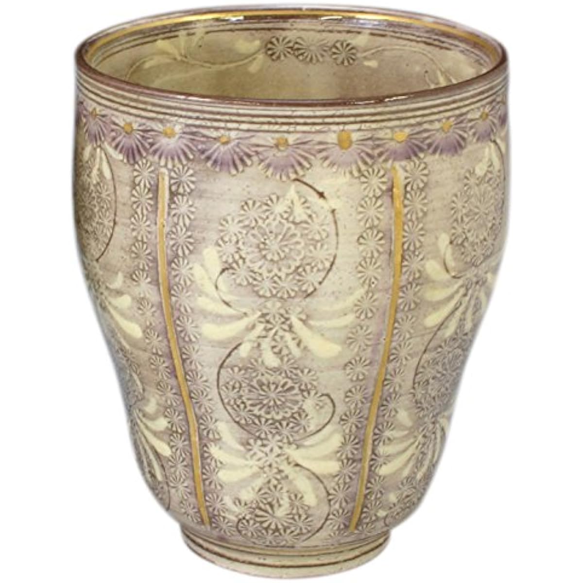 Kyoto ware, Kiyomizu ware, Ceramic kiln, Tea cup, Large, Shisaikamon UTC832-01