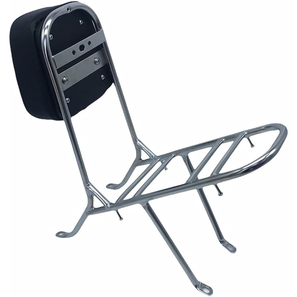 [moriyoshi] Honda Joker 50 Joker 90 Rear Carrier Included Sissy Bar Backrest Back Rest Chrome General Purpose