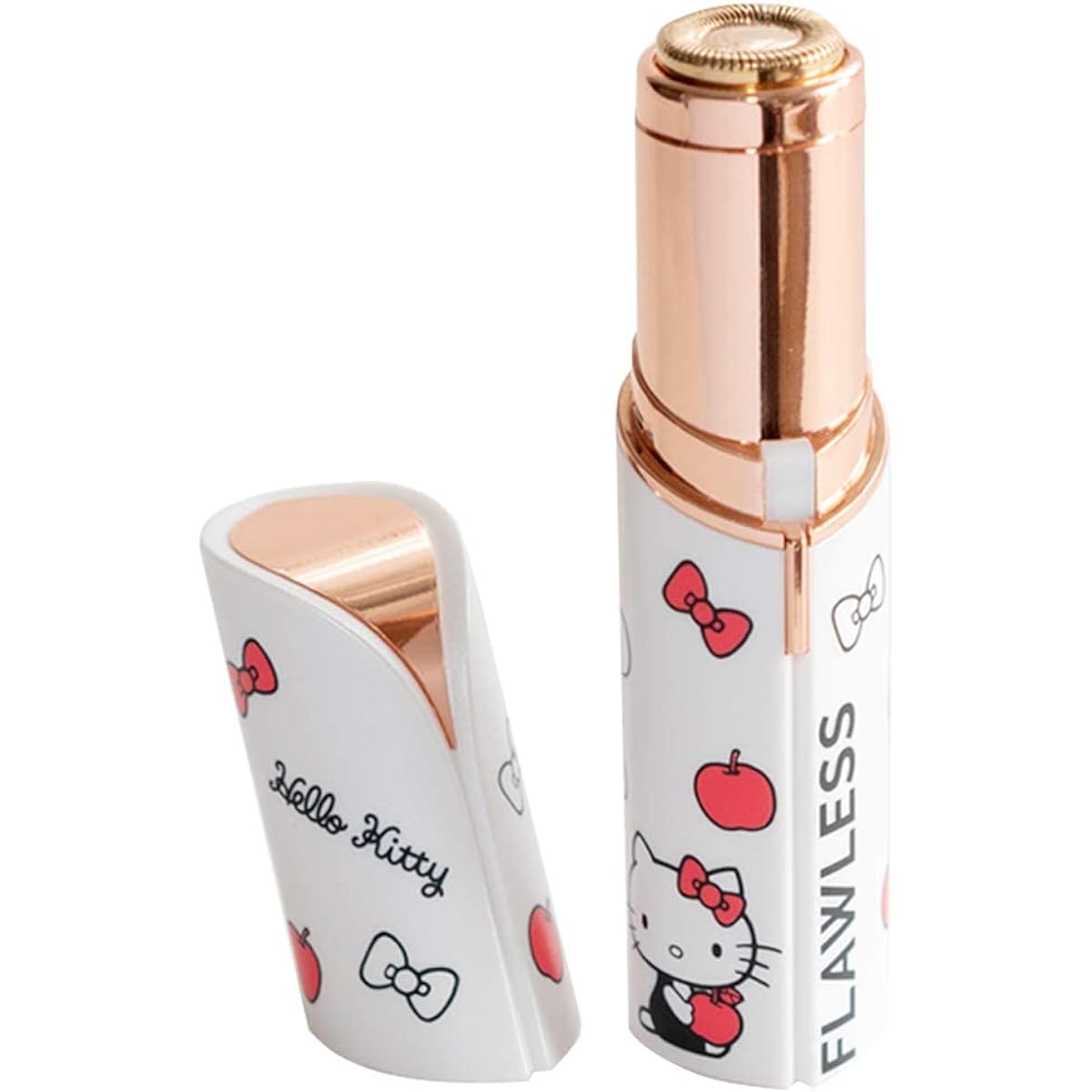 Direct Teleshop [Genuine Japanese Product] Flawless Electric Face Shaver Facial Shaving Razor Unwanted Hair for Women Rotary Electric Shaver Cordless Ladies Downy Hair (Apple Kitty)