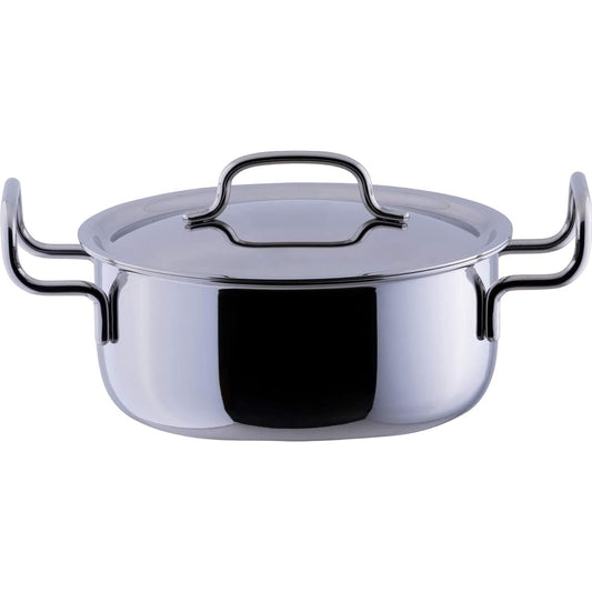 Miyazaki Seisakusho GEO Two-handed pot 16cm Made in Japan Compatible with IH Compatible with all heat sources 15 year warranty GEO-16T