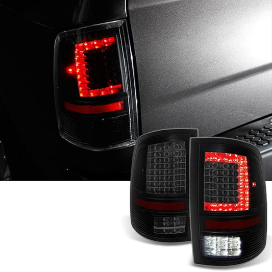 2009-2018 RAM 1500 | 10-18 2500/3500 C type Black Smoke LED Taill Light left+right replacement