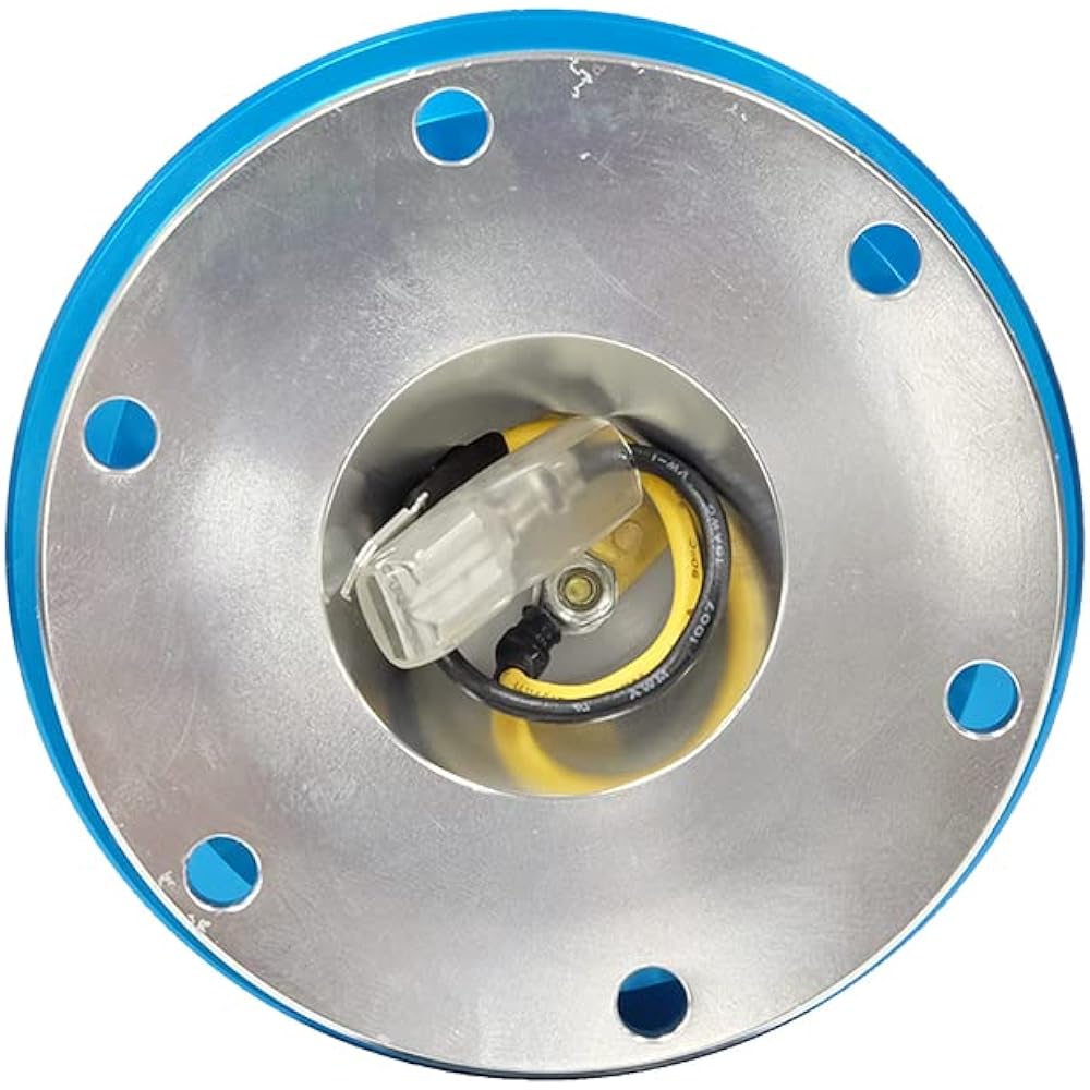 NRG Innovations NRG-SRK-100BL Race Steering Wheel Quick Release Adapter Blue Body Silver Ring 6 Holes