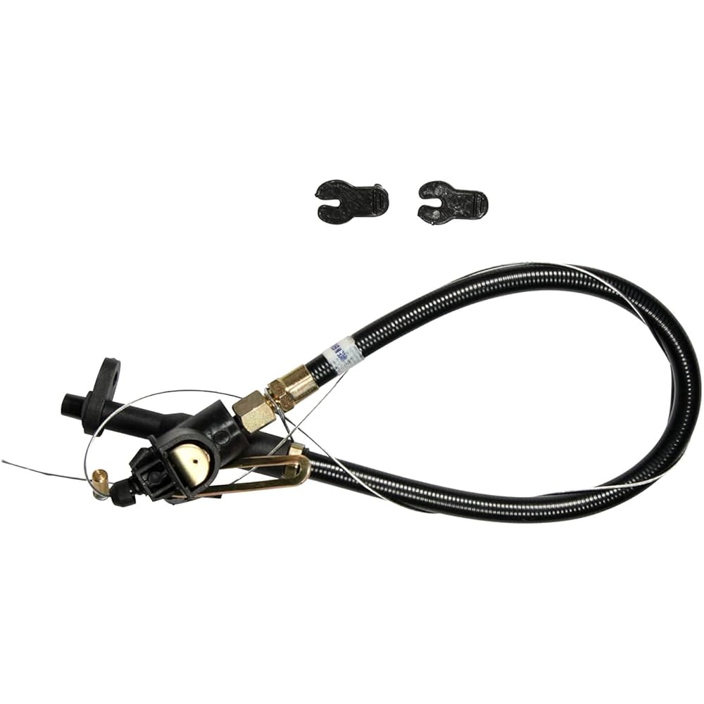 B & M throttle valve/kickdown cable silver/black 30287