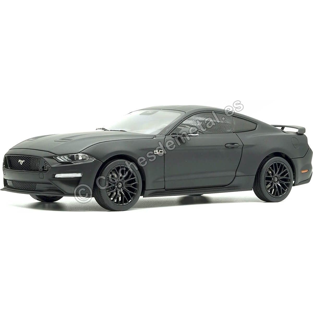 DIECAST MASTERS 1/18 Ford Mustang GT 2019 Left Handle Matte Black (Custom Color) Finished Product