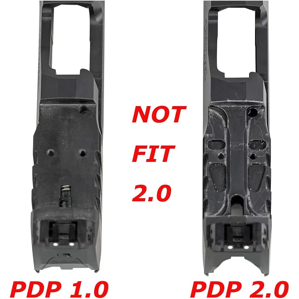 Compatible with DPP Titanium light -made mount plate Walther PDP Holosun 407K/507K