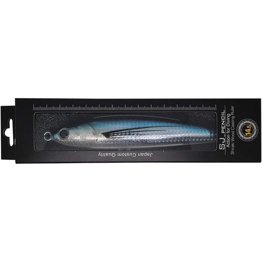 Zeake SJ Pencil 14.5cm SJP006 Silver Powder Flying Fish