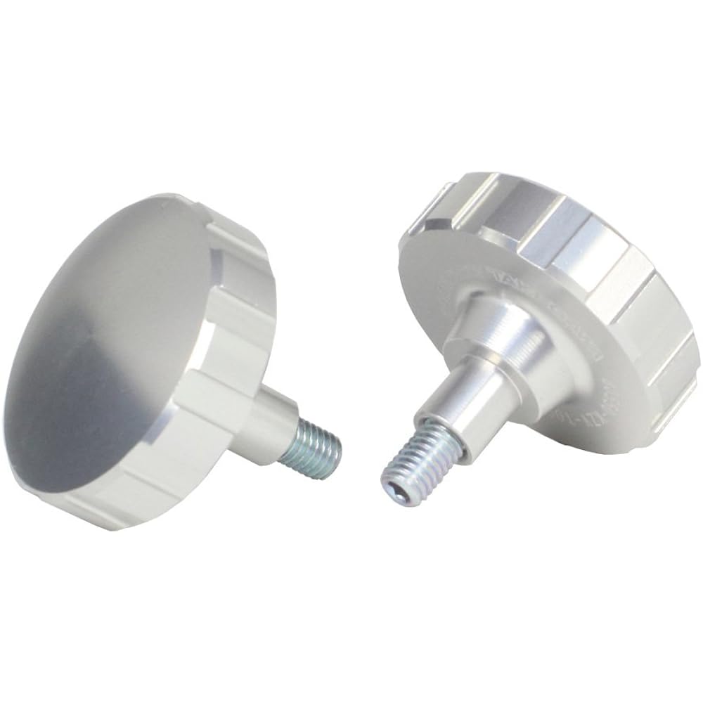 Special Parts Takegawa Side Cover Knob Type 1 Silver Super Cub 50/50 Pro/110/110 Pro 09-11-0176